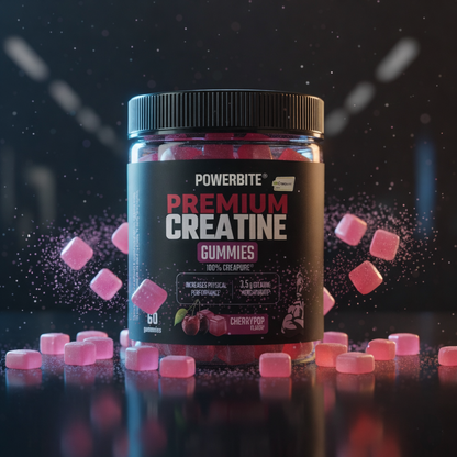 Gominolas de Creatina Premium Sabor Cereza